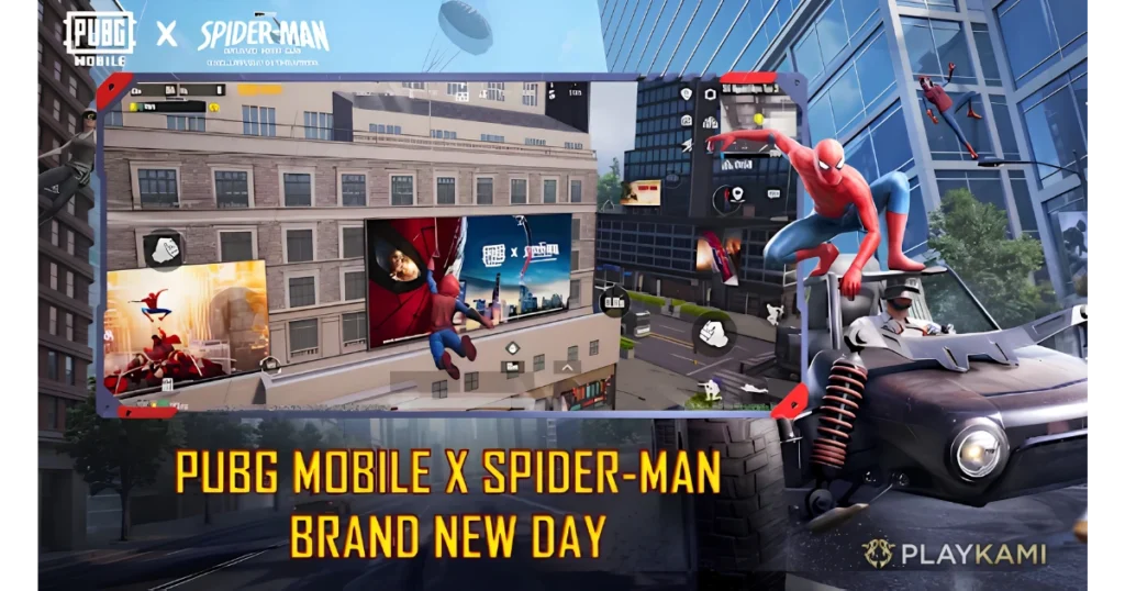 Gameplay PUBG Mobile x Spider-Man